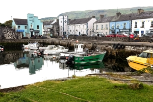 Carnlough Harbour stop with Odyssey Coach Tours